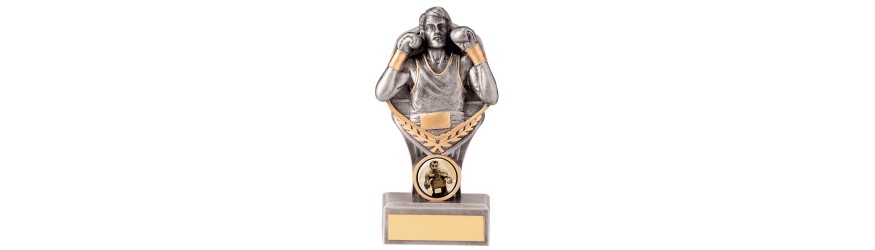 FALCON BOXING LEGEND RESIN TROPHY - 4 SIZES - 15CM - 24CM